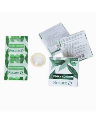 Customized OEM New Latex Men Casein Free Natural Green Vegan Condoms