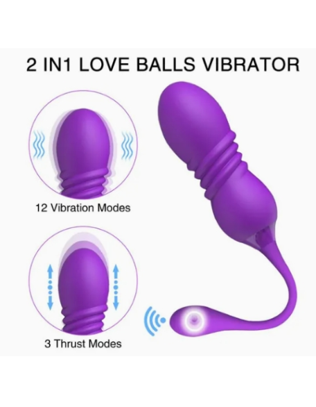 Female Remote Control Egg Stimulation Vibrator Adult Masturbation Fun Products Stretching and Vibrating Sex Toys