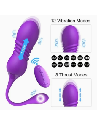 Female Remote Control Egg Stimulation Vibrator Adult Masturbation Fun Products Stretching and Vibrating Sex Toys