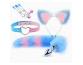 Bdsm Bondage Set Nipple Clips Fox Tail Anal Plugs Cat Ear Headband Plugs Anal Tail Leather Neck Collar Adults 